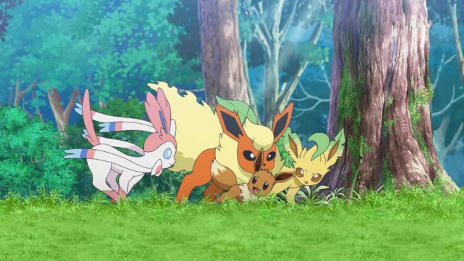 Scene from the anime Pokémon Horizons episode 85